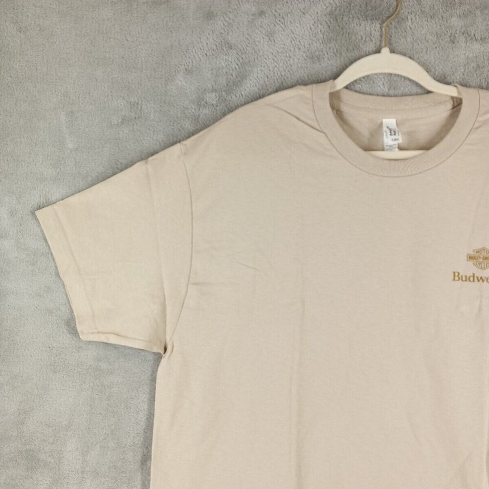 NWOT AMERICAN APPAREL Men T-shirt Size XL Tan 100% Cotton - Picture 2 of 9